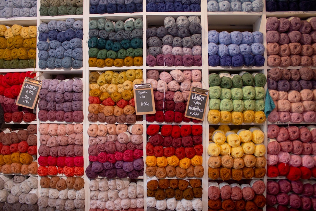 Photo Colorful yarn